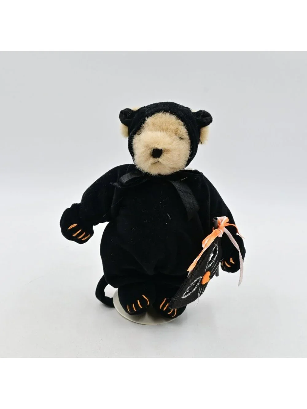 Muffy Vanderbear Muffy as a Black Cat Vintage Bear Stuffed Plush W/ Stand